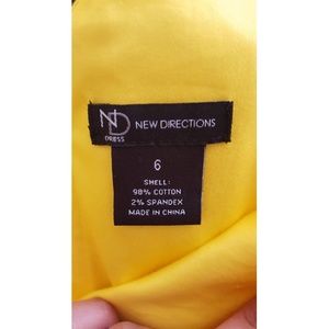 New Direction Yellow Dress
